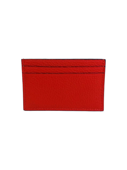 PORTACARTE IN PELLE ROSSO 131