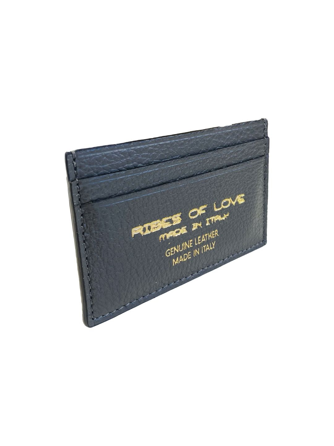 PORTACARTE IN PELLE GRIGIO SCURO 131
