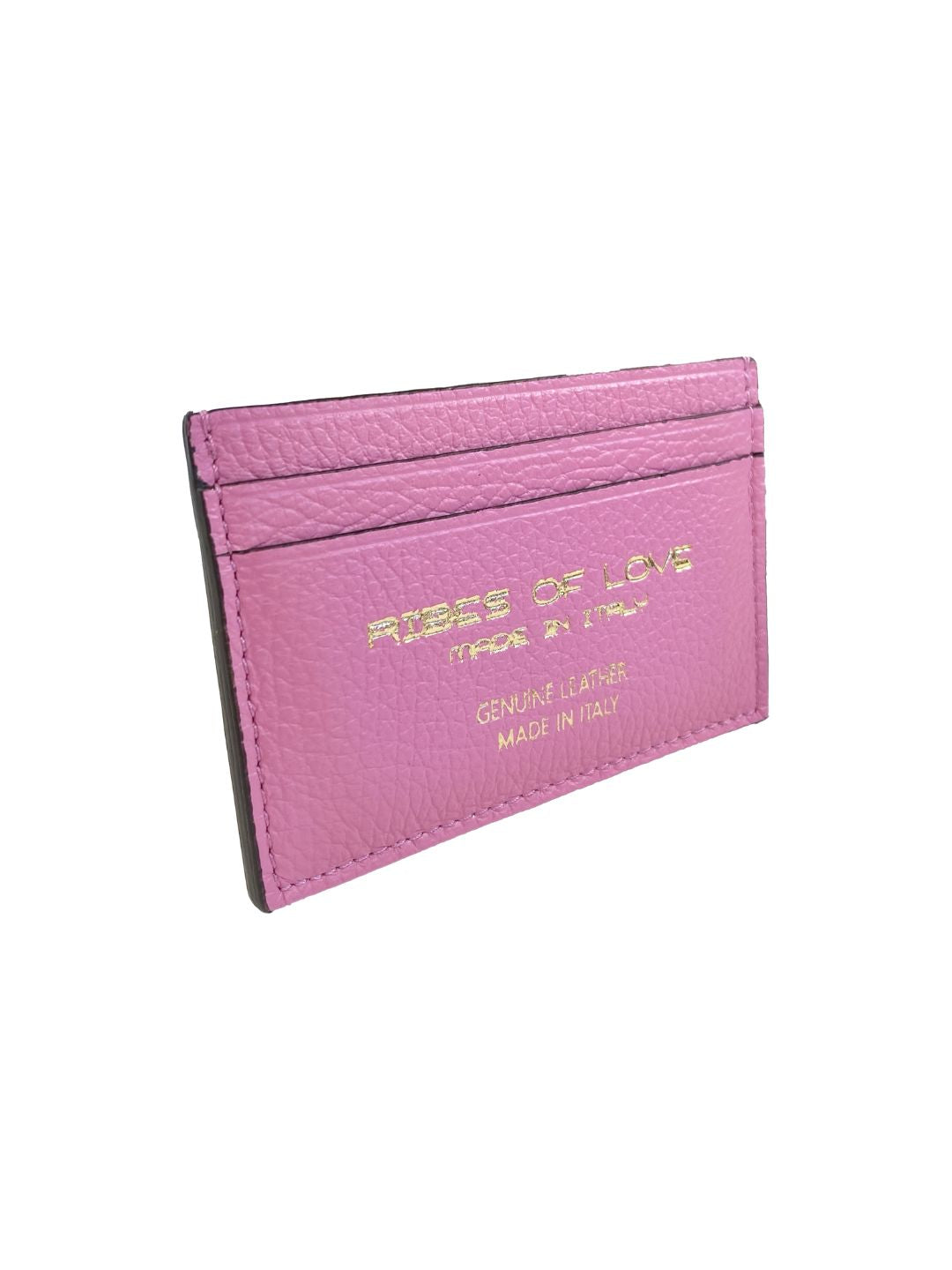 PORTACARTE IN PELLE ROSA BUBBLE 131