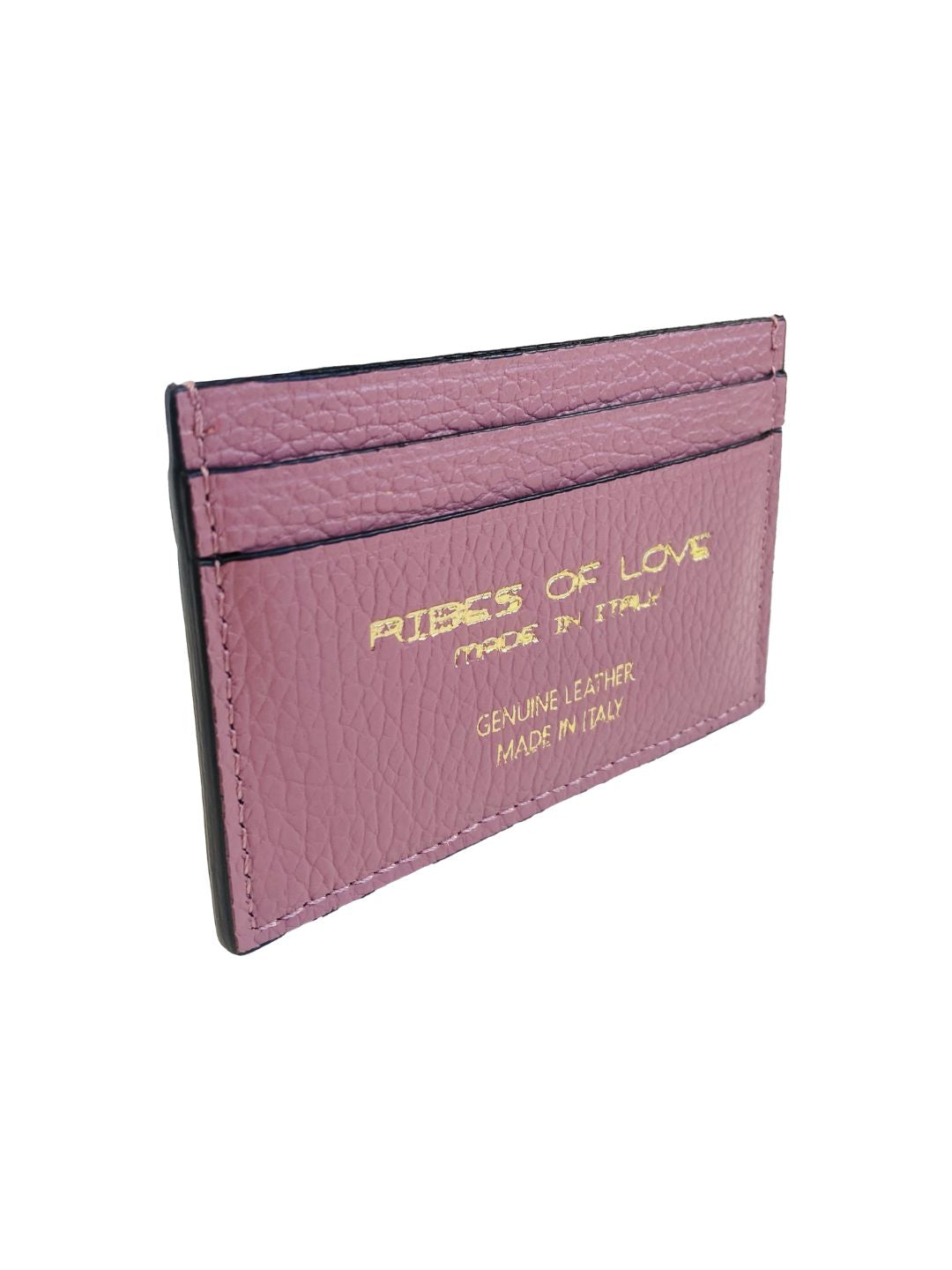 ANTIQUE PINK LEATHER CARD HOLDER 131