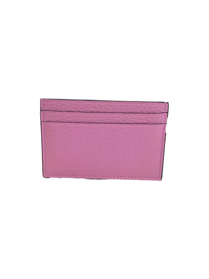 PORTACARTE IN PELLE ROSA BUBBLE 131