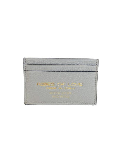 PORTACARTE IN PELLE GRIGIO CHIARO 131