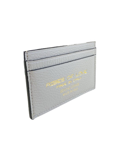 PORTACARTE IN PELLE GRIGIO CHIARO 131