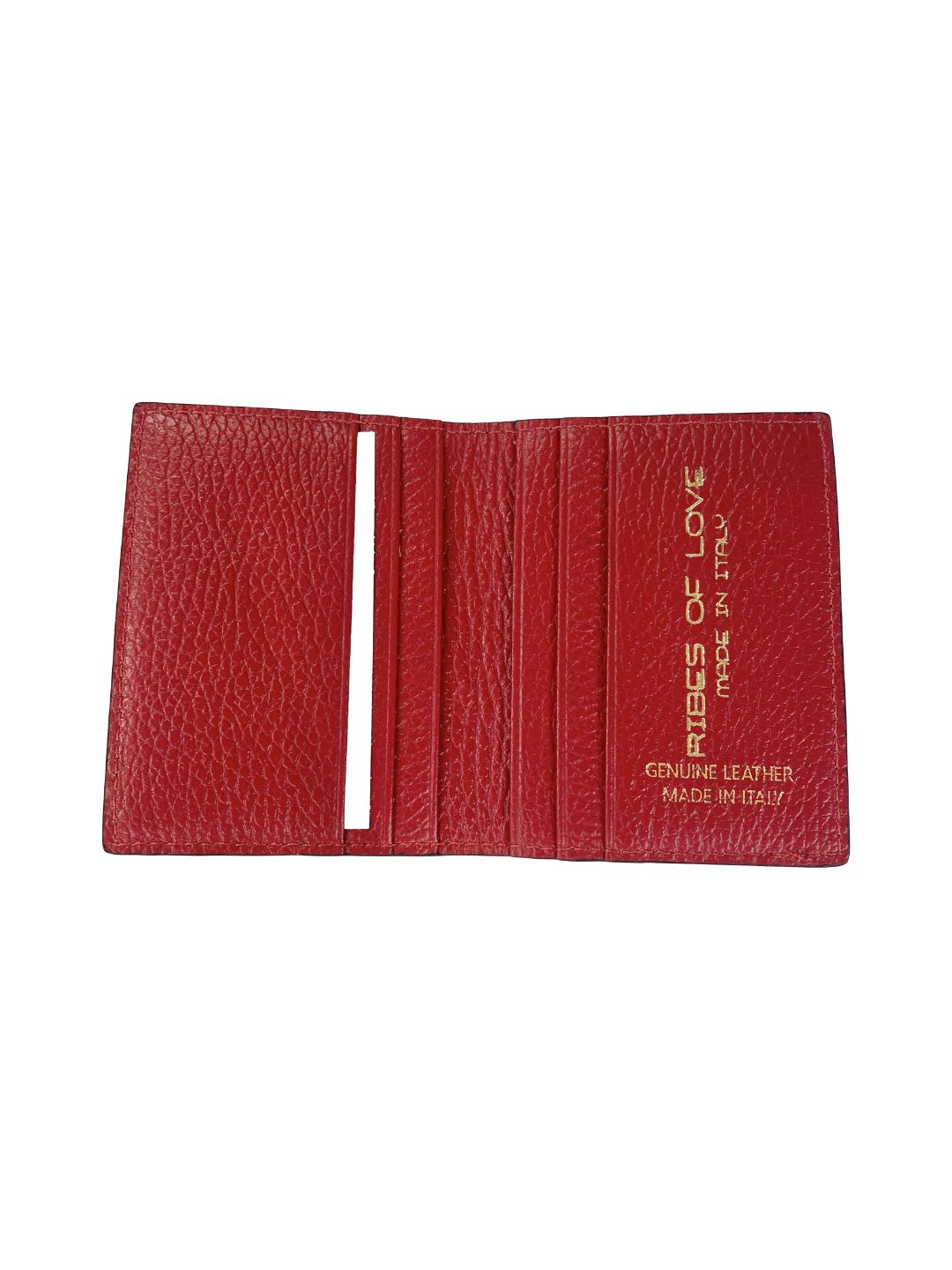 PORTACARTE LIBRETTO IN PELLE ROSSO SCURO 132