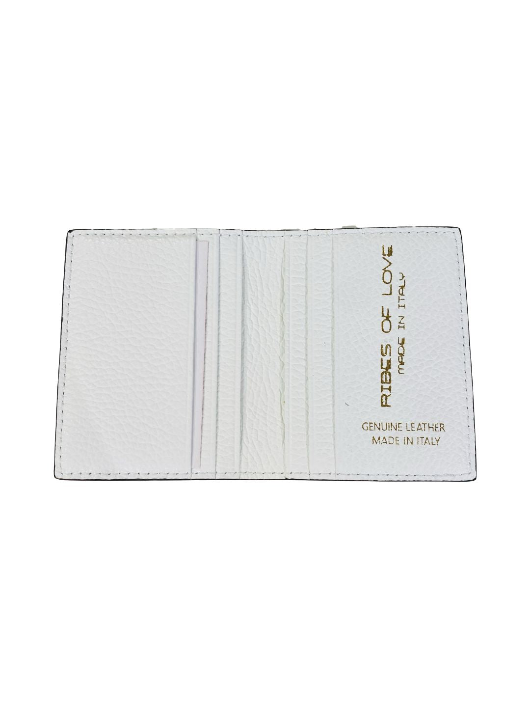 PORTACARTE LIBRETTO IN PELLE BIANCO 132