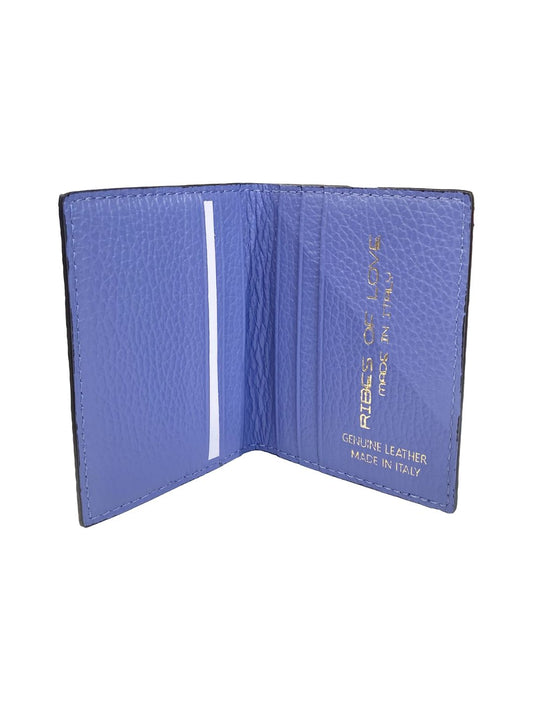 PORTACARTE LIBRETTO IN PELLE LAVANDA 132