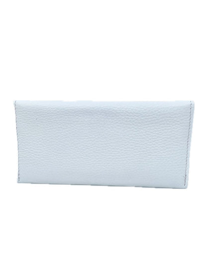 PORTAFOGLIO A BUSTA IN PELLE BIANCO 5022