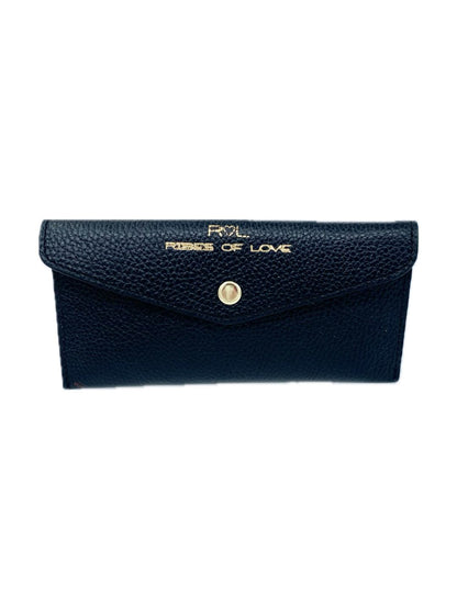 PORTAFOGLIO A BUSTA IN PELLE NERO 5022