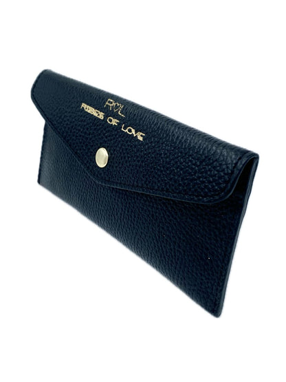 PORTAFOGLIO A BUSTA IN PELLE NERO 5022