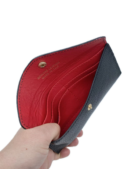 PORTAFOGLIO A BUSTA IN PELLE NERO 5022
