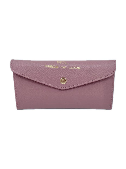 PORTAFOGLIO A BUSTA IN PELLE ROSA ANTICO 5022