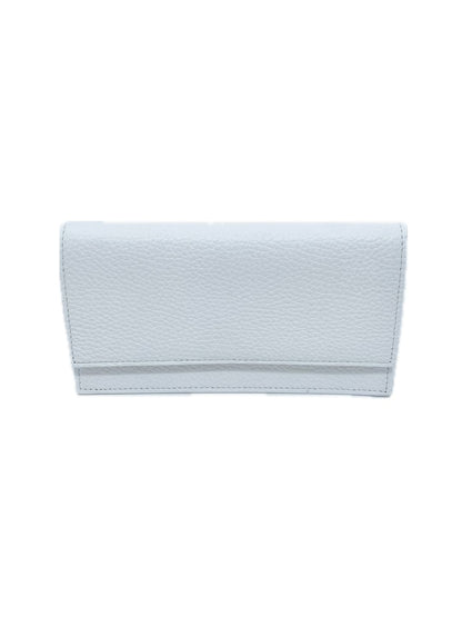 PORTAFOGLIO CON PORTACELLULARE IN PELLE BIANCO 5031