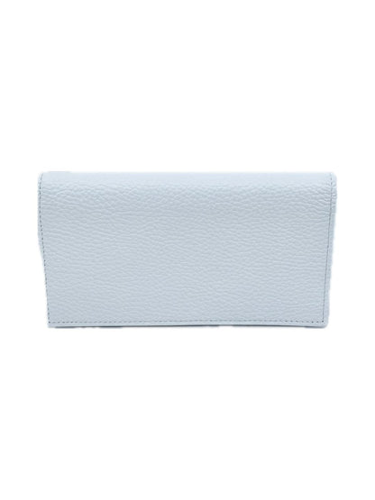 PORTAFOGLIO CON PORTACELLULARE IN PELLE BIANCO 5031