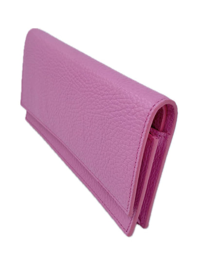 PORTAFOGLIO CON PORTACELLULARE IN PELLE ROSA BABBOL 5031
