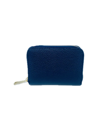PORTAFOGLIO IN PELLE BLU NOTTE M5014