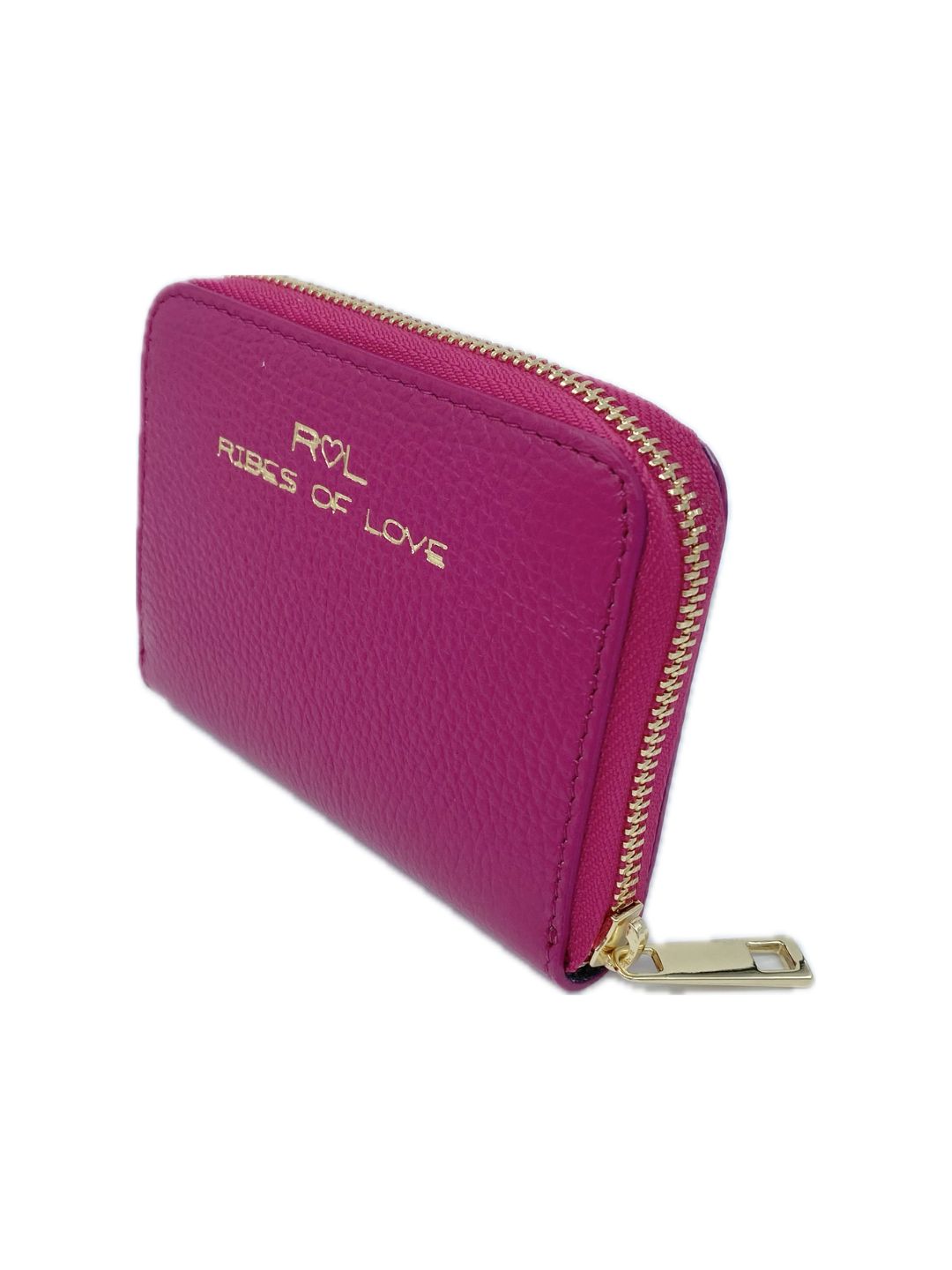 PORTAFOGLIO IN PELLE FUCSIA M5014