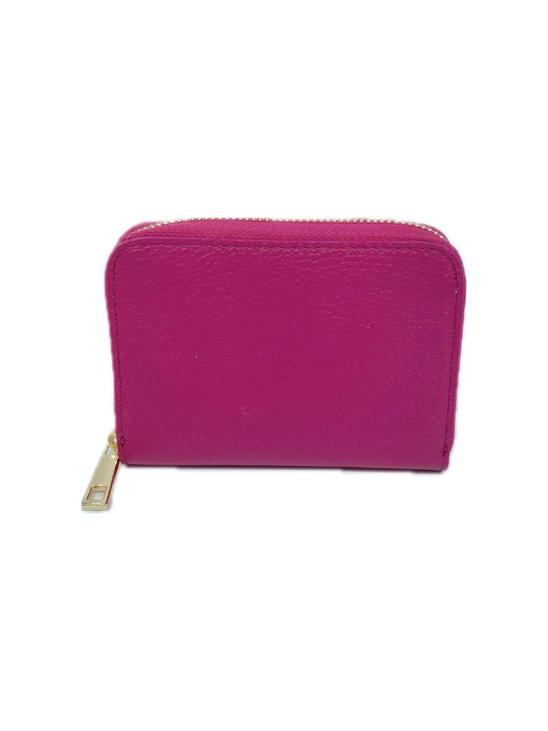 PORTAFOGLIO IN PELLE FUCSIA M5014