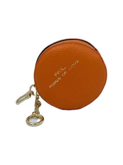 PORTAMONETE ROTONDO ARANCIO 130