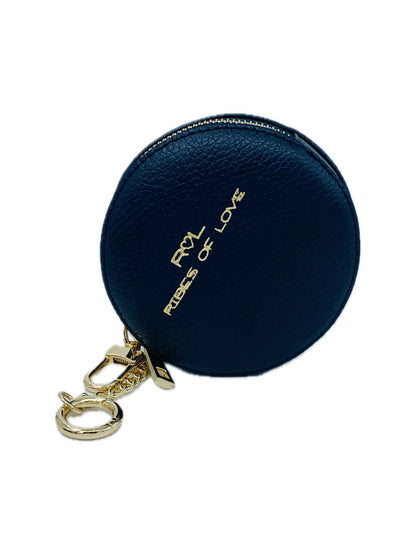 PORTAMONETE ROTONDO BLU NOTTE 130
