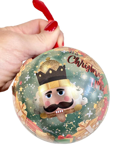 Palla di Natale Apribile Porta Regali Schiaccianoci 🎁