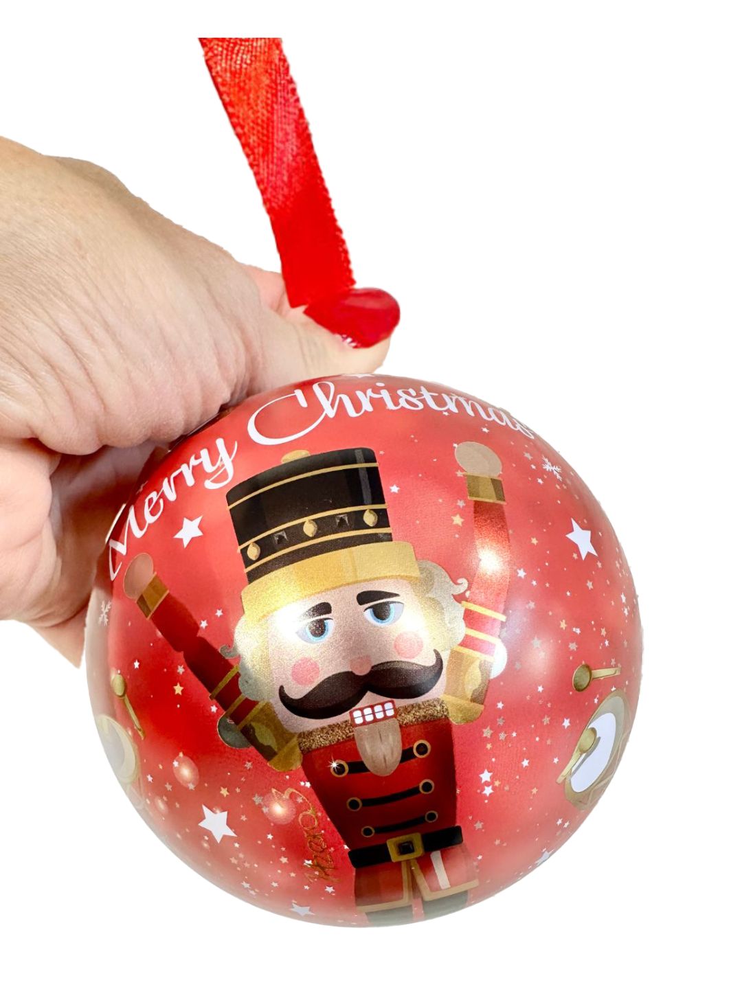 Palla di Natale Apribile Porta Regali Schiaccianoci 🎁