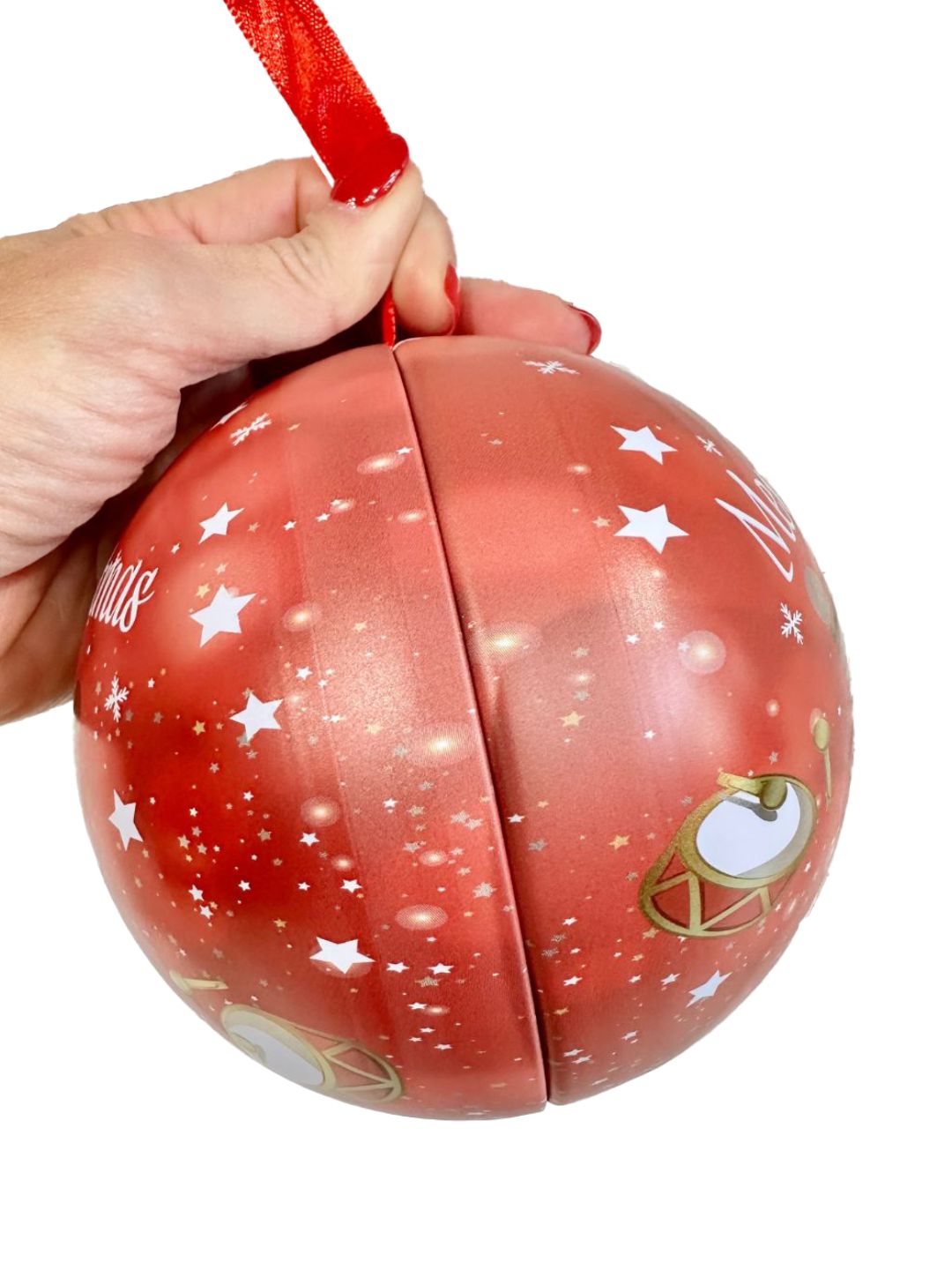 Palla di Natale Apribile Porta Regali Schiaccianoci 🎁