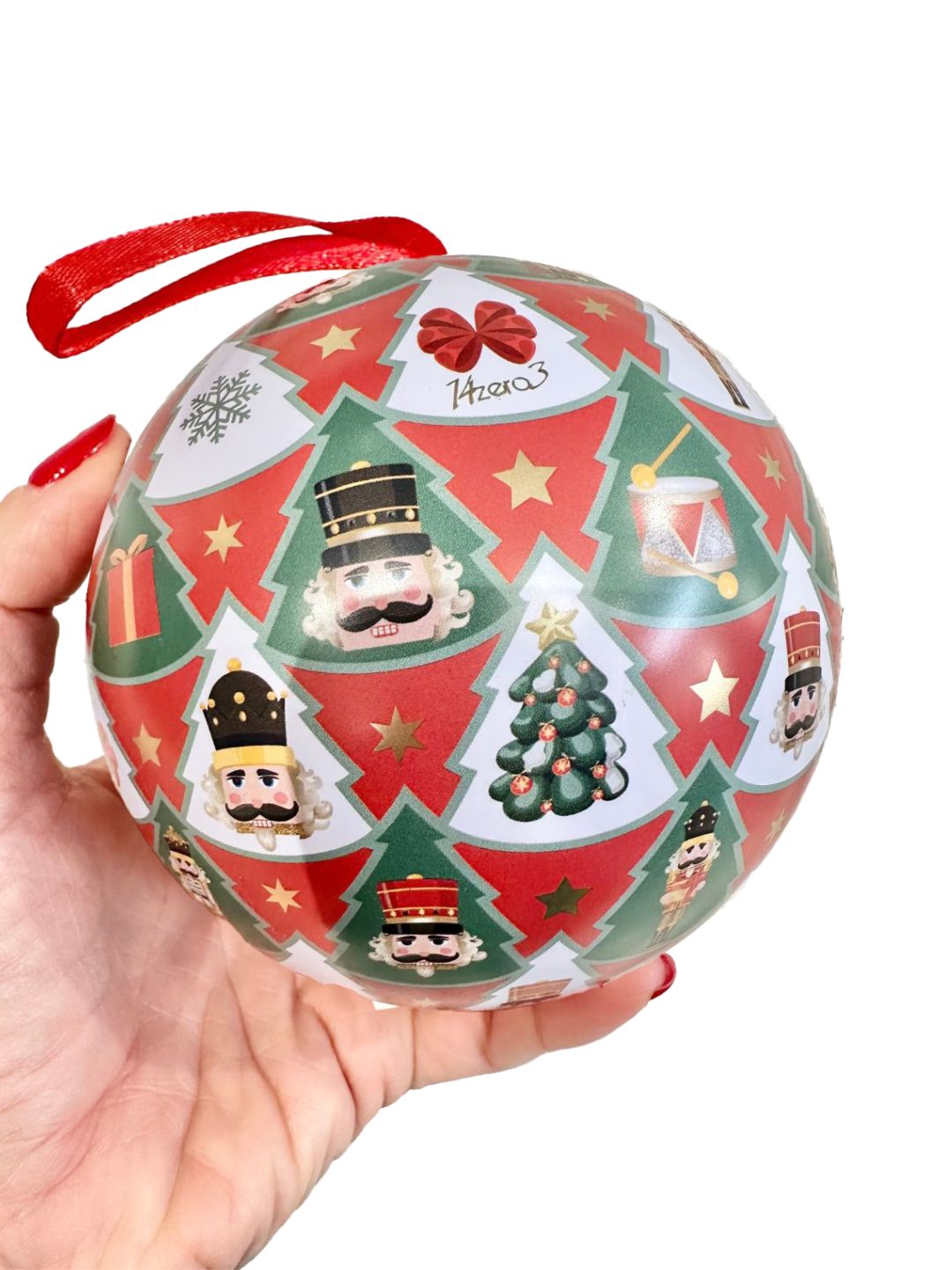 Palla di Natale Apribile Porta Regali Schiaccianoci 🎁