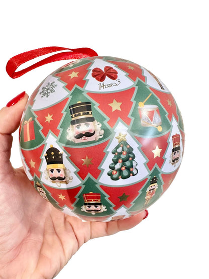 Palla di Natale Apribile Porta Regali Schiaccianoci 🎁