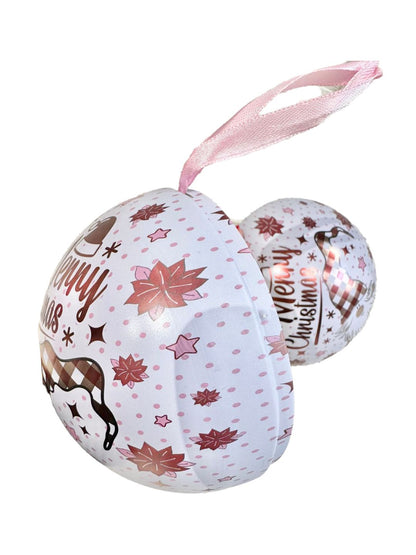 PALLA NATALE CONTENITORE GNOMO