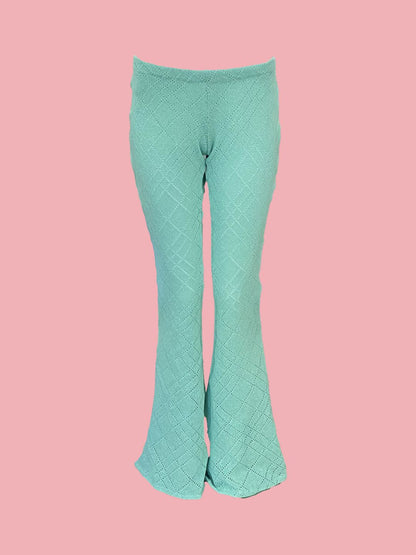 Pantalone Palazzo Verde Acqua Ribes of LOVE