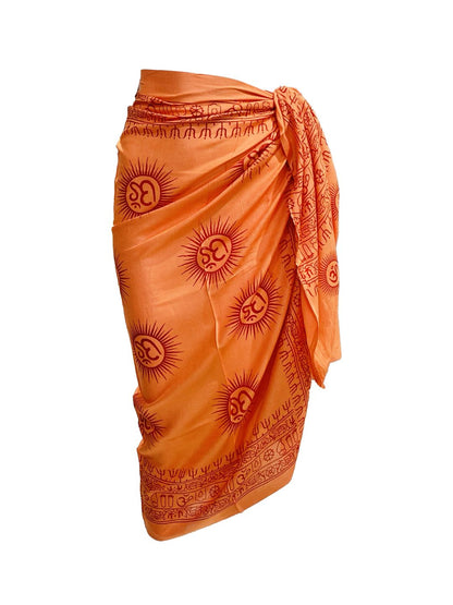 Pareo Ganesha OM collection Arancio