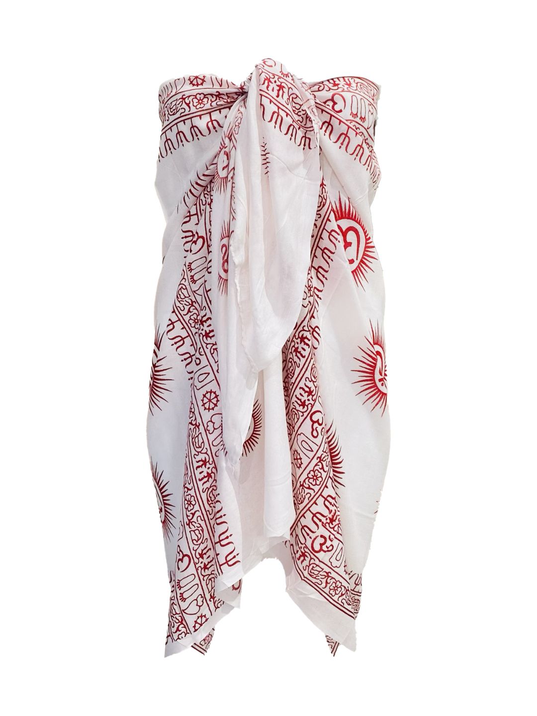 Pareo Ganesha OM collection Bianco