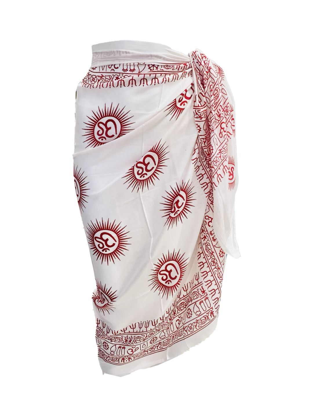 Pareo Ganesha OM collection Bianco
