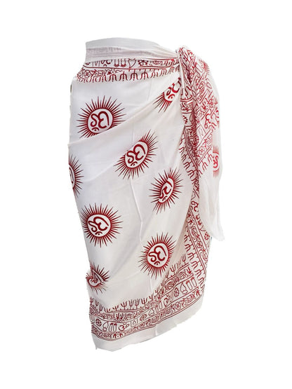 Pareo Ganesha OM collection Bianco