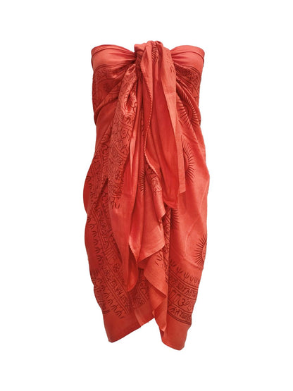 Pareo Ganesha OM collection Rosso