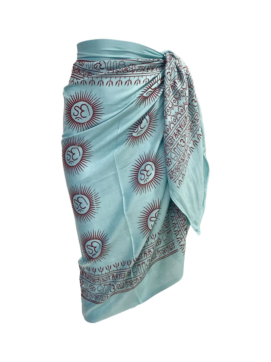 Pareo Ganesha OM collection verde Acqua