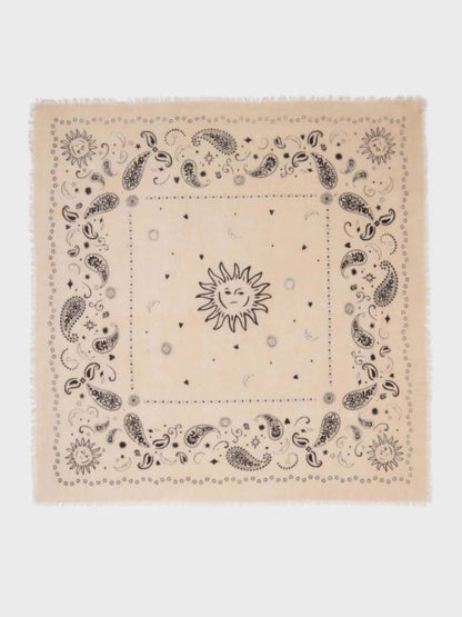 Piccolo Foulard Lana Alice Ecru