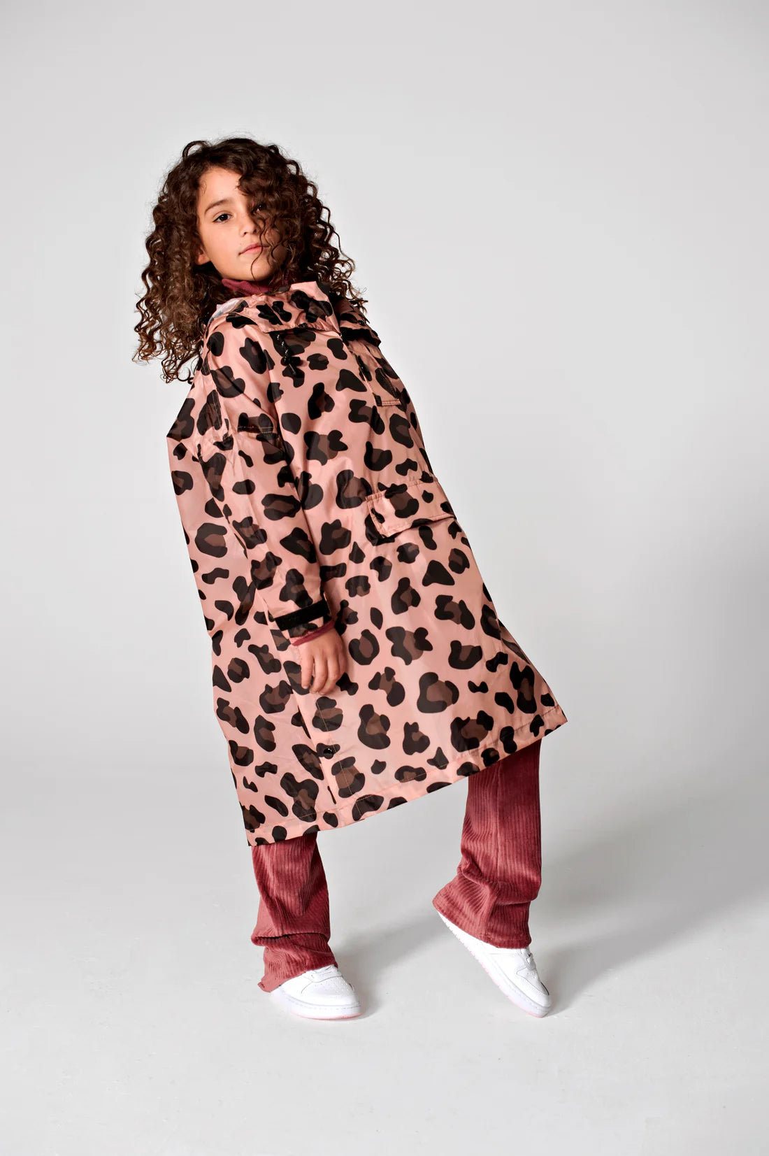 RAINKISS PINK PANTER KIDS RAIN PONCHO K00007