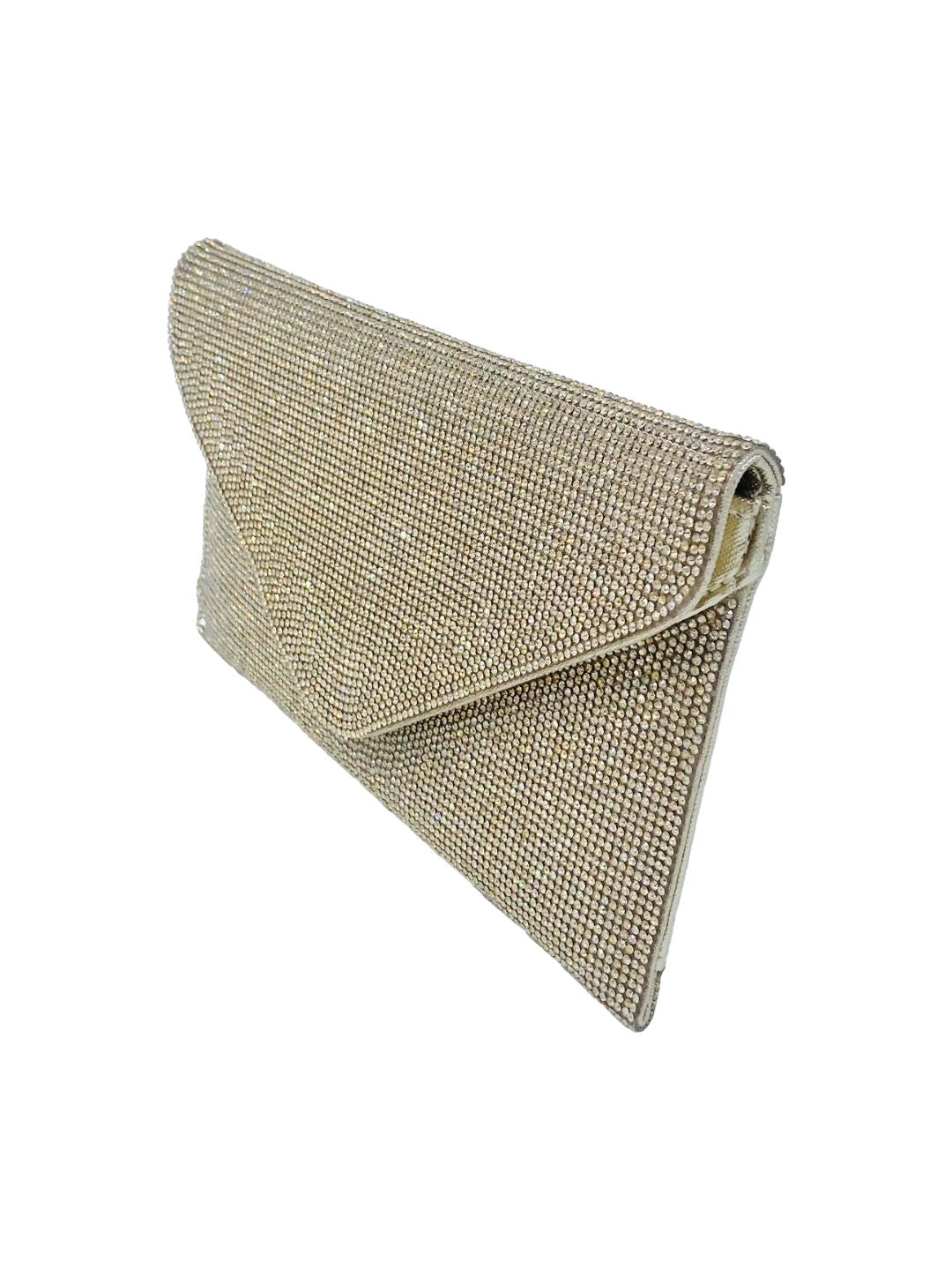 Pochette Busta Strass Oro 6056