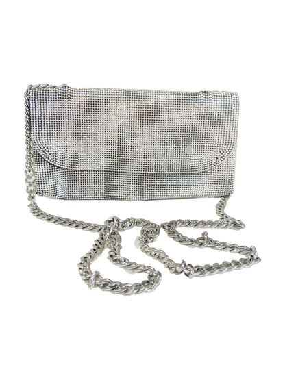 Pochette Strass Argento 0601
