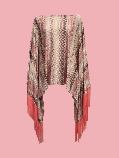Poncho Chevron Ribes of LOVE