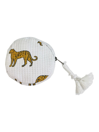 Portamonete rotondo trapuntato Radical Chic