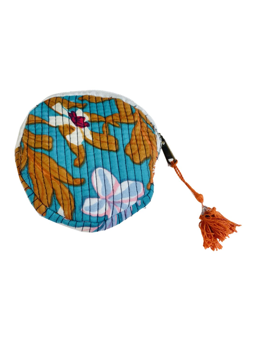 Portamonete rotondo trapuntato Radical Chic