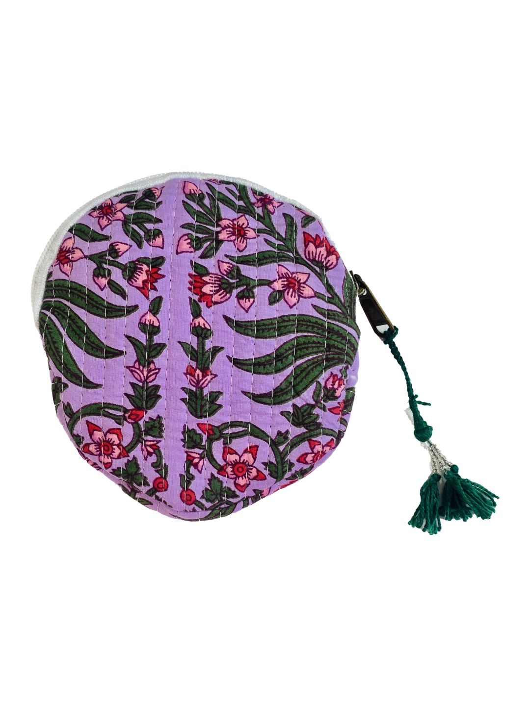 Portamonete rotondo trapuntato Radical Chic