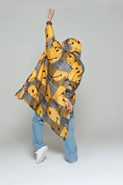 SUNSET X SMILEY RAIN PONCHO POOO40