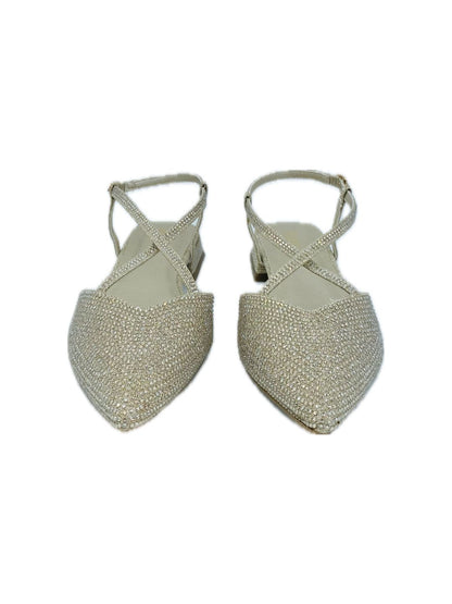 SANDALO SABOT BASSO GOLD 25695