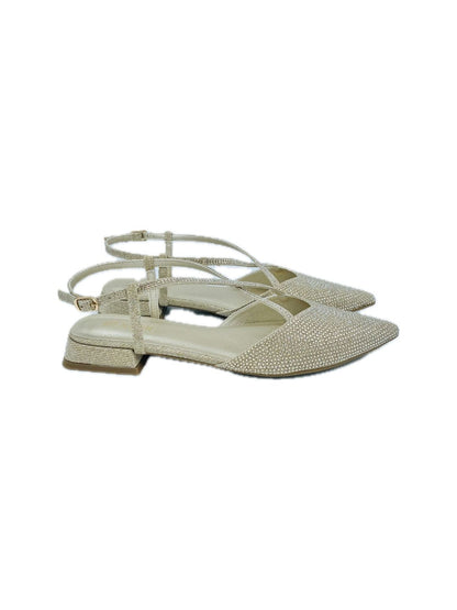 SANDALO SABOT BASSO GOLD 25695