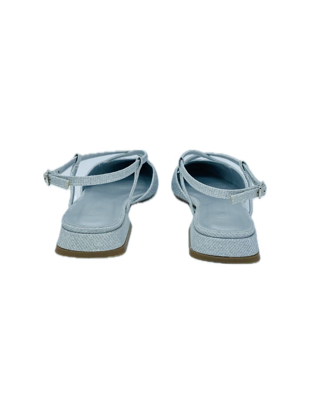 SILVER LOW CLOG SANDAL 25695