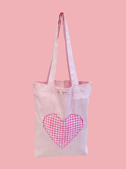 SHOPPER Cuore Vichy Rosa Ribes of LOVE