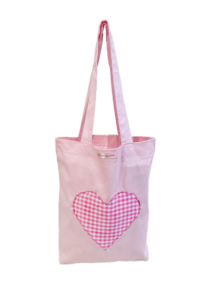 SHOPPER Cuore Vichy Rosa Ribes of LOVE